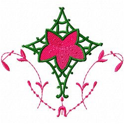 Flowers Embroidery Design 9